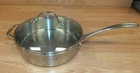 Genuine Calphalon (5003) Qt Stainless Steel Kitchen Pan With Lid **read** Used. Price: $45.08.