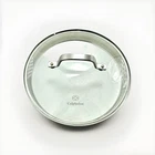 Calphalon Saucepan Glass Pot Lid Stainless Drain Vented Sides 8.5 Replacement Used. Price: $12.00.