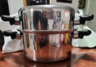 Saladmaster 7 Qt Stock Pot System TP304-316 Surgical Stainless With Dome Lid Used. Price: $359.00.