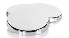 Infusion Collection 3-PACK Chrome Cover Set For Triple Burner Buffet New. Price: $14.98.