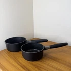 Set 2 Berghoff Small Sauce Pans No Lids 6 5/8 & 7 1/5 Stick Induction Used. Price: $39.98.