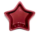 Chantal Red Star Shaped 5" Ceramic Dip Dish Bowl Cup Capacity 93-ST12 Used. Price: $12.00.