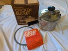 Vintage Wear-ever Chicken Bucket Quart Low Pressure Cooker Fryer #90014 W/ Box Used. Price: $34.99.