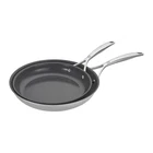 Zwilling Energy Plus 2-PC Stainless Steel Ceramic Nonstick 10-IN & 12-IN Fry Pan New. Price: $75.59.