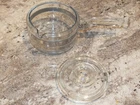 Vintage Pyrex Glass Flameware Qt Saucepan With Lid & Handle 6212-B Used. Price: $27.99.