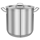 Nutrichef Stainless Steel Cookware Stockpot - 40 Quart, Heavy Duty Induction New. Price: $177.99.