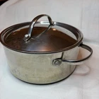 Farberware Millennium T099 18/10 Stainless Steel 3 Qt Stock Pot With Lid Used. Price: $19.99.