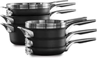 Calphalon Premier Space Saving 10 Piece Stackable Cookware Set New. Price: $499.99.