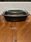 Berndes Cast Aluminum Roasting Pan With Glass Lid. 13 X 8.5 Made Germany Used. Price: $22.00.