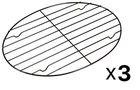 Fox Run Non-stick Oval Roasting/cooling Rack (3-PACK) New. Price: $23.71.