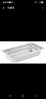 Winco SPJL-302 1/3 Size Stainless Steel Steam Table Pan 2.5" Deep 12 Each New. Price: $105.00.