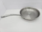 Viking Skillet 10" Fry Pan Stainless Steel Aluminum Core Cookware Used. Price: $30.00.