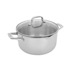 Henckels Clad H3 6-QT Stainless Steel Dutch Oven With Glass Lid New. Price: $99.00.