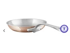 Mauviel M'6 Induction Copper Frying Pan With Cast Stainless Steel Handle New. Price: $180.00.