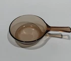 Vintage Visions Amber 6" Glass Sauce Pan Pot France V81-B Pyrex 70S No Lid Vtg Used. Price: $13.95.