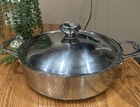 Wolfgang Puck Bistro Elite 11 Deep Saute Pan Pot With Lid Double Handles Nice Used. Price: $24.00.
