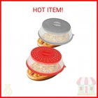 Casaculina 2 Pack Collapsible Microwave Splatter Cover, Vented Lid Wit New. Price: $17.16.