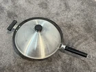 Joyce Chen Wok Xylan Flat Bottom Non Stick Stir Fry Pan 14-INCH With Lidin Used. Price: $19.99.