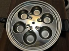 Ecko Usa Stovetop Stainless Steel Non-stick Egg Poacher Pan W/ 6 Cups Lid Used. Price: $13.99.
