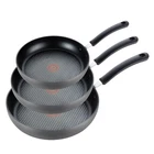 T-fal Ultimate Hard Anodized Nonstick Fry Pan Set Piece: 8, 3-PIECE, Onyx New. Price: $115.42.