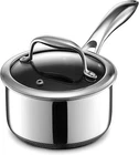Hybrid Nonstick 1-QUART Saucepan With Tempered Glass Lid, Stay-cool Handle, D... New. Price: $147.55.