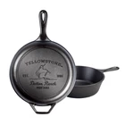 Lodge Yellowstone Cast Iron Combo Cooker, Deep 3.2QT Skillet, Bucking Bronco Lid New. Price: $87.98.