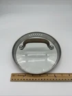 Circulon 7-INCH Glass Steel Pot Strainer Lid With Silicone Handle Used. Price: $17.00.