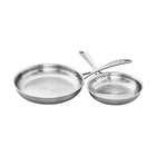 Pan Set Ply 2 Pc Stainless Steel Zwilling Spirit 64090-003 Fry New. Price: $154.99.