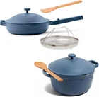 Our Place Cookware Duo 7-PIECE Ceramic Set With 10.5" Always Pan 2.0, New. Price: $398.92.
