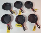 Lodge 3.5 X 6 Cast Iron Mini Skillet LMS3 New Set Of. Price: $59.99.