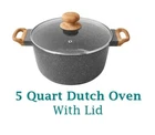 Pioneer Woman Charcoal Speckle 5 Quart Dutch Oven W/lid Cast Aluminum New. Price: $60.00.