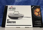 All-clad B1 Nonstick Cookware, 12" Fry Pan With Lid Black Dishwasher Safe New. Price: $88.59.