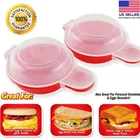 2 Set Eggwich Microwave Cooker Easy Muffin Sandwich Breakfast Pan New. Price: $9.95.