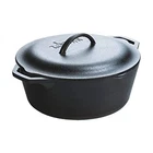 Lodge Pre-seasoned 7 Qt Cast Iron Dutch Oven & Cover, L10DOL3 New. Price: $79.99.