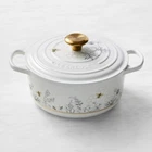Creuset 4.5 Qt Honeycomb Enameled Cast Iron Round Dutch Oven Made In France New. Price: $313.00.