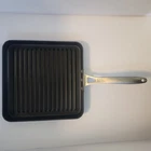 Calphalon Premier Hard-anodized Nonstick 11-INCH Square Grill Pan, Black Used. Price: $38.00.