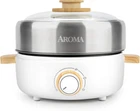 Housewares AMC-130 Whatever Pot, Indoor Grill, 2.5 Liter, Stainless Steel/white New. Price: $59.43.