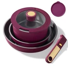 Carote Ceramic Pots Pans Set, Nonstick Cookware Detachable Handle, 6P... New. Price: $113.92.