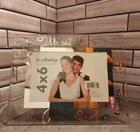 Mr. & Mrs True Living Glass Picture Frame 4 In. X 6 Brand New. Price: $9.00.