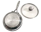 Wolfgang Puck 8" Stainless Steel Omelet Pan 012016 W/clear Lid Bistro Elite Used. Price: $22.99.