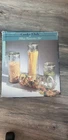 Cooks Club Airtight Glass Canister Set Of 4 Kitchen Jars New In Box. Price: $20.00.