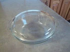 Vintage Pyrex #024 Clear Glass - Quart Round Dish Bowl W/ Lid Casserole Usa Used. Price: $19.99.