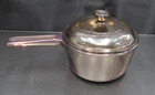 Vintage Corning Amber Vision Ware 1 Liter Sauce Pan Pot With Spout And Lid Usa! Used. Price: $31.44.