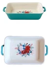 Pioneer Woman Wishful Winter Pattern 1.74 Qt. Rectangular Ceramic Baker New. Price: $40.00.