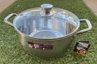 David Burke 8.25 Quart /7.8L Stock Pot Commercial Stainless Steel W/ Glass Lid New. Price: $77.99.