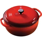 Lodge Qt. Dutch Oven, Red EC6D43 075536462431 Cast Iron New. Price: $109.35.