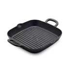 Greenpan X Bobby Flay Cast Iron Square Grill 11" Pan, Black New. Price: $55.23.