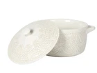 Pioneer Woman Vintage Lace Round Cocotte Stoneware Baking Dish W/lid Linen. Price: $33.92.