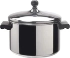Farberware Classic Polished Stainless Steel Covered Saucepot 4 Quart New. Price: $49.98.