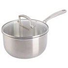 Babish Stainless Steel 3.5QT Triply Professional Grade Sauce Pan 135438.02R New. Price: $83.32.